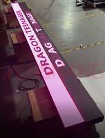 Affichage LED intérieur P5, bannière publicitaire numérique verte, panneau LED pour affichage de messages, pour centres commerciaux, magasins de détail, affichage de bienvenue