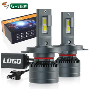 Gview G15 H19 H4 LED Bulb Luces Led Para Autos 105W Mini Size H4 CAR LED Headlight Bulbs Led For Car