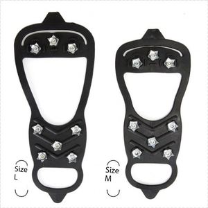 Hot Sale Non Slip Spike TPE Ice Traction Cleats Durable Snow Grips for Shoes Boots with 8 Steel <b>Studs</b> Crampons - Product Image 2