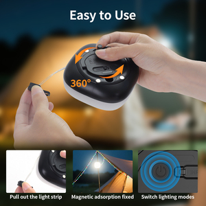 <span class=keywords><strong>Vente</strong></span> directe usine – Ruban LED multifonctionnel à succès avec modes stroboscopiques et éclairage blanc/ambiant, idéal pour le <span class=keywords><strong>camping</strong></span>, indice de protection IP44 - Product Image 1