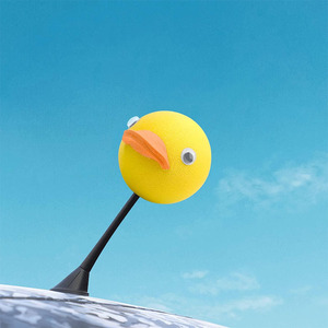 High Quality EVA Yellow Duck Antenna Ball Custom Eco-Friendly Lightweight <strong>Portable</strong> Fashion Appearance for Auto Antenna - Product Image 1