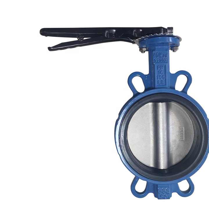 OEM Industrial DN40-DN1200 Pn16 Ductile Iron Manual Wafer Type Butterfly Valve