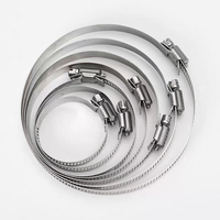 Usine chinoise haute qualité poli SS304 acier inoxydable métrique entraînement collier de serrage bande passante Allemagne Type OEM industrie générale