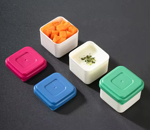 Square 1-3L Leakproof <b>Plastic</b> Bento <b>Box</b> for Kids Customized Single Tier Takeaway <b>Lunch</b> Container - Product Image 5