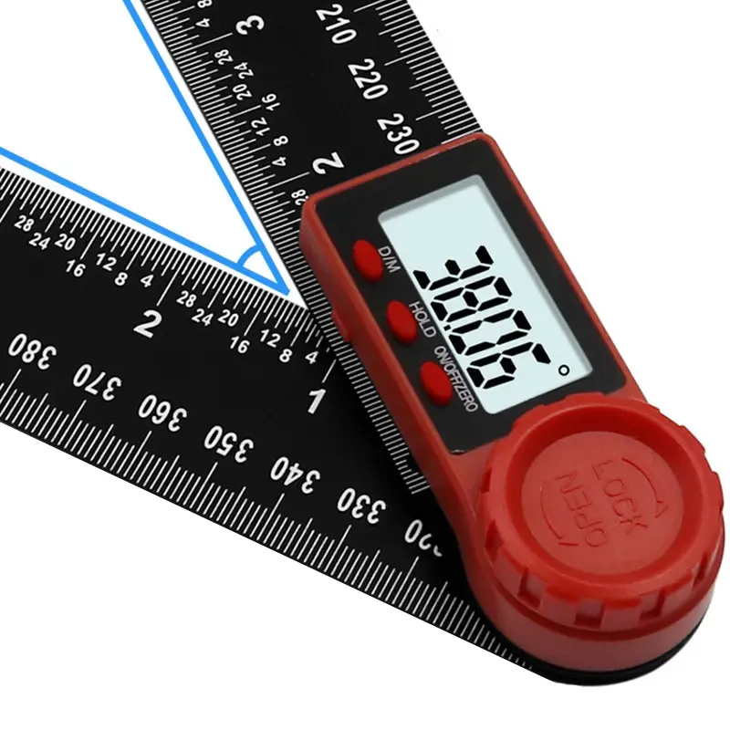 300mm Digital Instrument Angle Ruler Inclinometer Electronic 360 Degree Goniometer Protractor Angle Measuring tools