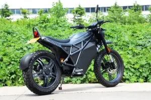 Moto de sport électrique EEC pleine grandeur 72V 4500W 100 km/h batterie au lithium