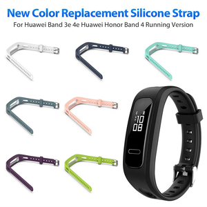 Bracelet de montre de sport en silicone pour Huawei <span class=keywords><strong>Band</strong></span> <span class=keywords><strong>3e</strong></span> 4e Honor 4 version course à pied, bracelet de montre intelligente - Product Image 6