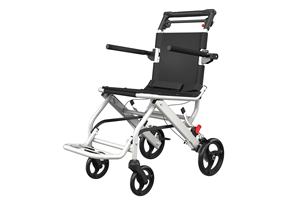 Sillas de ruedas de transporte plegables baratas portátiles, silla de ruedas de viaje de alta calidad con frenos de mano para adultos enfermos niños - Product Image 6