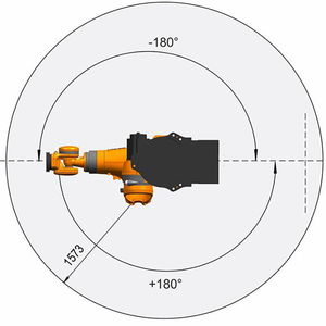 Robot industriel compact 6 axes robuste KR 160 R1570 Nano C pour montage au sol ou au plafond, soudage par points, estampage, chargement et déchargement - Product Image 4