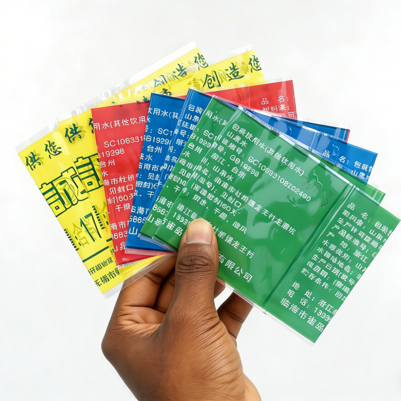 Custom Bottle Packaging PVC Stickers for Beverage Products with Waterproof Coating and Strong Adhesive Performance