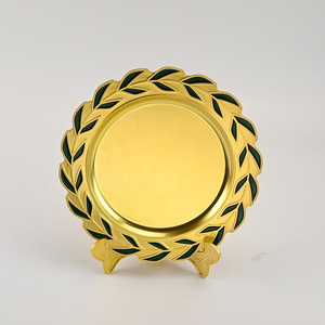 Piatti Commemorativi in Lega <span class=keywords><strong>di</strong></span> Zinco Elettroplaccati all'Ingrosso dalla Fabbrica Cinese per Premi Bancari, Pensionamento, Laurea Scolastica, Azienda - Product Image 1
