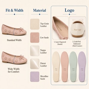 Zapato plano de ballet ligero para mujer, zapato informal de cuero, zapato plano con <span class=keywords><strong>punta</strong></span> <span class=keywords><strong>abierta</strong></span> para fiesta, zapato de <span class=keywords><strong>bailarina</strong></span>, zapato de vestir para mujer, zapato informal - Product Image 5