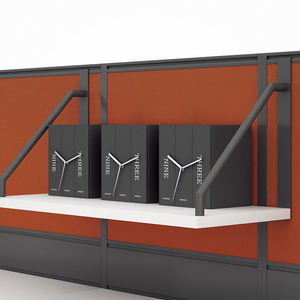 Yeni modern tasarım s şekil bölüm ofis masası iş istasyonu ofis odacığı iş istasyonu 5 kişi için - Product Image 4