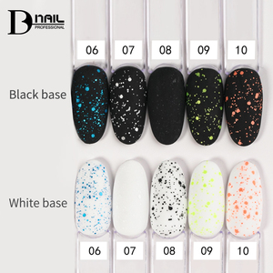 เจลท็อปโค้ทเนื้อยาง BD Glitter Rubber Matte สีทองใหม่ พร้อมเกล็ดทองคำ เจลท็อปโค้ทเนื้อยางสีต่างๆ  แบบปรับระดับได้เอง  เจลเบสโค้ทเนื้อยางกลิตเตอร์สำหรับเล็บ - Product Image 1