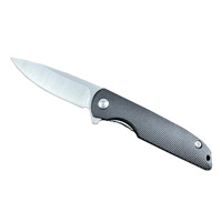 Couteau pliant mini ambidextre en ABS, couteau à crayon pour étudiants, couteau à dessin, écologique, personnalisable, portable, porte-clés, couteau en métal à ouverture facile