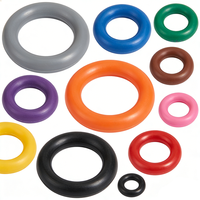 Joints toriques en caoutchouc silicone FKM HNBR lubrifiés internement avec revêtement PTFE haute température 250°C