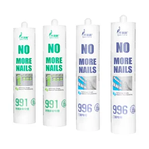 OEM Liquid Nails Adhesive No More Nails Convenient Construction Waterproof Silicone Glass Adhesive