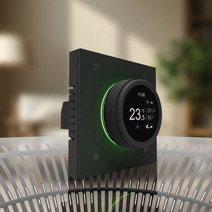 Smart WiFi Thermostat <strong>Controller</strong> with LCD Color Display, Temperature &amp; Humidity Monitoring for Home HVAC Systems <strong>FCU</strong> <strong>Controller</strong> - Product Image 1