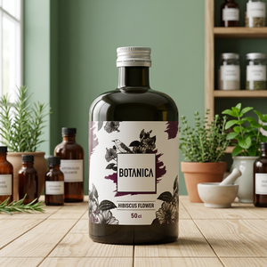 Extrait Liquide Non Alcoolisé BOTANICA-FIORI DI IBISCO de Qualité Supérieure, Fleurs d'Hibiscus Rouge Rubis, Boissons Zéro Alcool 6 - Product Image 2