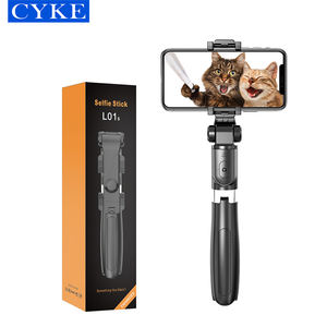 CYKE <span class=keywords><strong>L01s</strong></span> Perche à <span class=keywords><strong>selfie</strong></span> trépied mini extensible 3 en 1 avec télécommande sans fil et support de trépied - Product Image 2