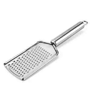 Multifunctional Stainless Steel Kitchen Garlic Vegetable Ginger Grater Flat Cheese Grater