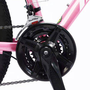 Vélo de montagne pour femmes adultes, fabrication/OEM, vente en gros, 27 vitesses, frein à disque, <span class=keywords><strong>24</strong></span>/<span class=keywords><strong>26</strong></span>/27,5 <span class=keywords><strong>pouces</strong></span>, cadre en acier rose, fourche en aluminium - Product Image 5