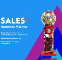 Gumball Metal pour distributeur automatique pour centres commerciaux Système de paiement par jetons avec fonction SDK offrant des jouets en capsule