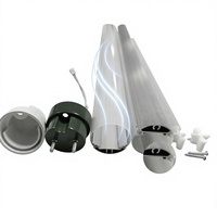 Kit SKD T8 LED Grow Light Housing Semi-Démontable IP65 Étanche Dissipation Thermique pour Éclairage de Plantes
