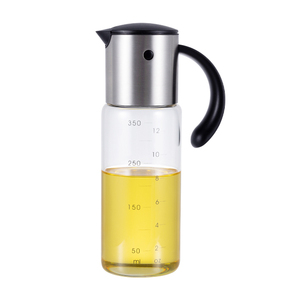 Cucina in acciaio inox beccuccio a tenuta di olio d'oliva Dispenser olio oliatore vasetto di spezie salsa aceto bottiglia con coperchio - Product Image 3