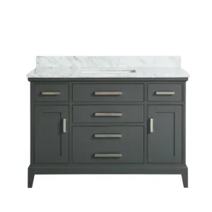 Top Grade bán buôn hộ gia đình nhân tạo đá Countertop tầng thường vụ phòng tắm Vanity