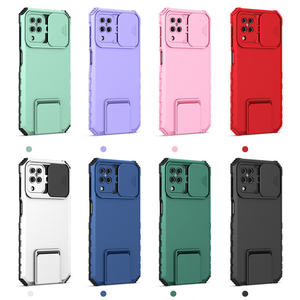 Custodia protettiva antiurto Flip-slidy PC TPU protezione della Privacy della fotocamera contro la copertura del Peeping con cavalletto per <span class=keywords><strong>Samsung</strong></span> A30 A12 - Product Image 6