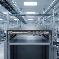 X522824P-W-M Commutateur géré L3 24GE PoE+ 4SFP Total PoE IEEE802.3af/at avec gestion à distance IA Cloud, montage en rack, AC110-240V