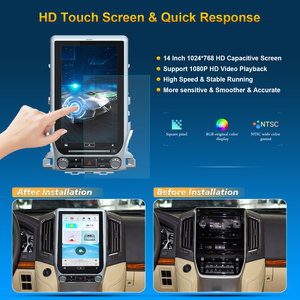 Autoradio Android pour Toyota Land Cruiser LC200 VXR 2016+ avec CarPlay sans fil, Android Auto, navigation GPS, DSP - Product Image 2