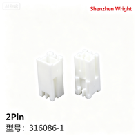 High Quality Original TE 316086-1 2Pin Male Wire-End 2.5mm Connector for Industrial Harness Connectors Accessories Terminals