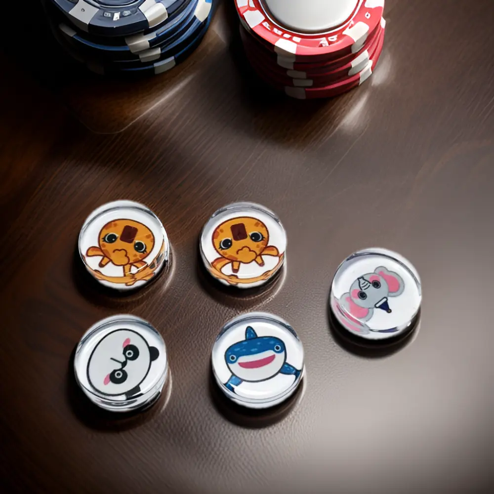 Neue Poker chips Passen Sie Texas Hold'em, leere Chips nummerierte Chips, Keramik chips Aluminium gehäuse zur Anpassung an