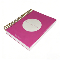 Organizador de Libros de Tapa Dura con Impresión Personalizada, Agenda Espiral, Planificador Diario, Diario, Cuaderno, Peso de Papel, Impresión Offset A5