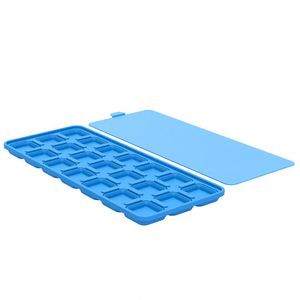 Moule à glaçons carré créatif en silicone à 21 compartiments avec couvercle pour whisky, usage domestique, vente en gros - Product Image 4
