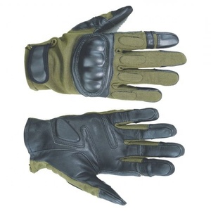 Gants en cuir du Pakistan Jointures dures Manchette courte Protection de la paume Sécurité des doigts pour les gants de travail lourds - Product Image 5