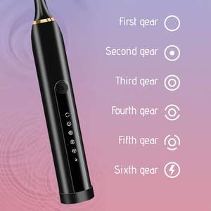 Cepillo de Dientes Sónico al por Mayor con Cerdas Suaves, Sensor Inteligente Impermeable, 4 Modos, 90 Días de Autonomía, Set de Viaje - Product Image 4