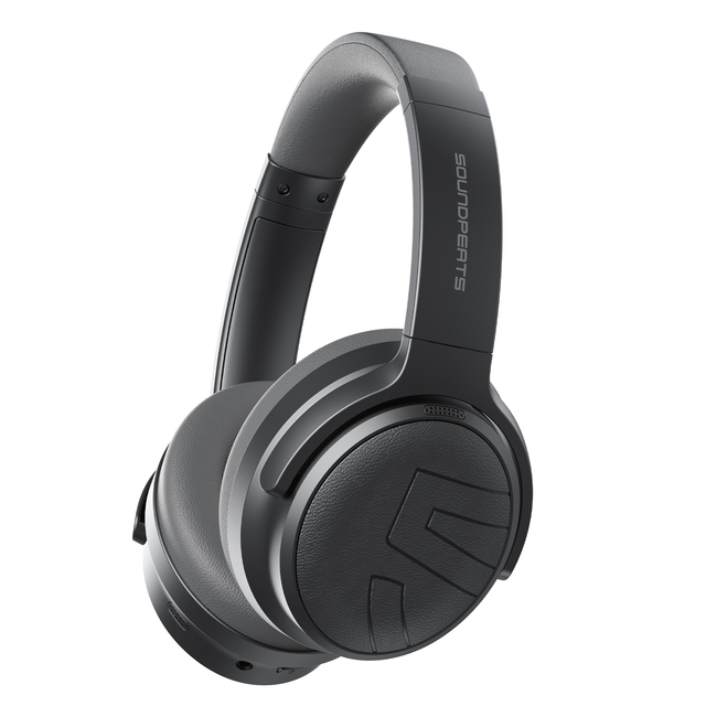 SOUNDPEATS Space Pro High Quality Noise Cancelling Gaming Wireless Wired Headphones With Headband Microphone ANC