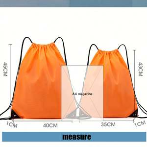 Custom Print logo Gift Waterproof Draw <b>String</b> <b>Bag</b> Nylon Oxford Polyester Swimming Backpack Outdoor Gym <b>Bag</b> Sport Drawstring <b>Bag</b> - Product Image 2