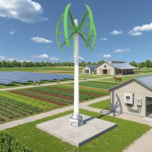กังหันลมผลิตไฟฟ้า POLAND HOT CE 5000w พลังงานฟรี 220V 380V เครื่องกำเนิดไฟฟ้าพลังงานลม 5KW 3KW 2KW สำหรับบ้าน แบบตั้งตรง พร้อมระบบ DEYE Hybrid - Product Image 5