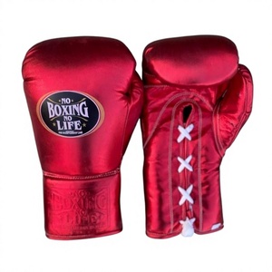 ถุงมือชกมวยหนังแท้ Black & Gold N Boxing No Life แบบผูกเชือก ปิดนิ้วเต็มรูปแบบ ระบายอากาศได้ดี สำหรับฝึกซ้อมและต่อสู้ MMA - Product Image 6