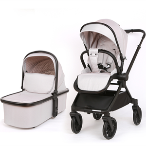 Il passeggino personalizzato a quattro ruote ad alta vista può sedersi e sdraiarsi/passeggino pieghevole portatile 2-in-1, adatto per bambini 0-3 anni - Product Image 1