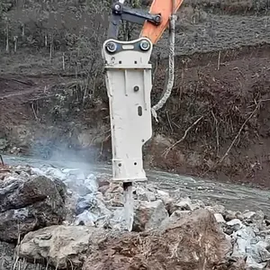Ot-martillo vibrador hidráulico de 60 kg, martillo de martillo hidráulico, cincel para excavadora