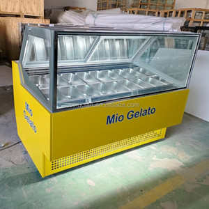 Congelatore Espositore Commerciale Monotemperatura a Raffreddamento ad Aria per Gelato e <span class=keywords><strong>Gelateria</strong></span> - Il Più Venduto - Product Image 5