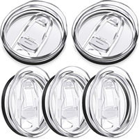 Couvercles de remplacement pour gobelets fins de 20 oz, couvercles en plastique anti-éclaboussures, couvercles anti-déversement pour gobelets fins