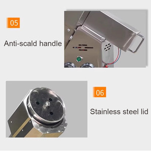 เครื่องคั่วเกาลัด1500W เครื่องทอดเกาลัดอาหารเกาลัดทอดน้ำตาลแนวตั้ง - Product Image 5
