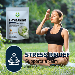 Cápsulas Blandas de L-Teanina con Glicinato de Magnesio OEM ODM, L-Teanina para Relajar la Mente y Mejorar el Descanso, Cápsulas Herbales - Product Image 4