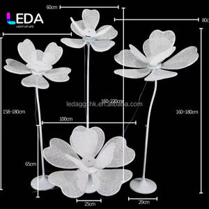 LEDA Lámpara de Pie LED para Decoración de Bodas, Color Blanco Cálido, Altura Ajustable, Decoración de Pasillo Floral, Lámpara de Techo - Product Image 6